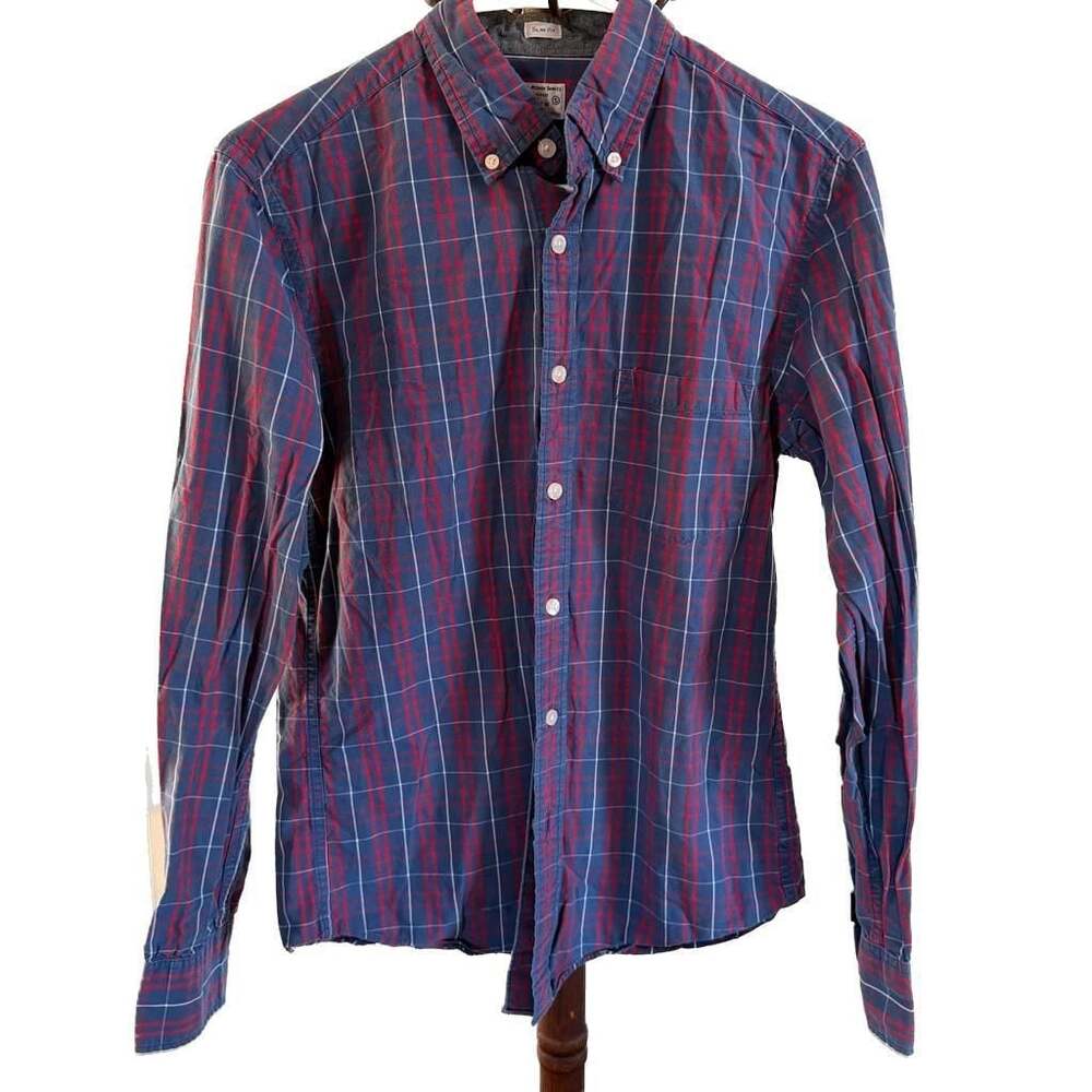 J. Crew Men's Slim Fit Plaid Button-Down | Classic Preppy Shirt Size S - Picture 2 of 5